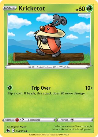 Kricketot 10/160 from Crown Zenith