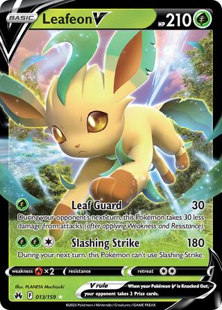 Leafeon V 13/160 from Crown Zenith