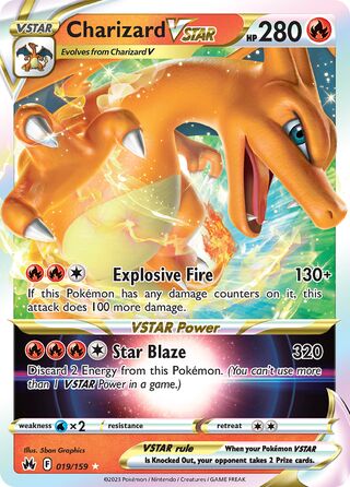 Charizard VSTAR 19/160 from Crown Zenith