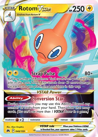 Rotom VSTAR 46/160 from Crown Zenith