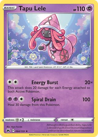 Tapu Lele 64/160 from Crown Zenith