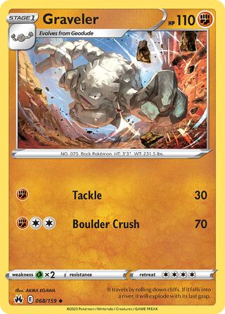 Graveler 68/160 from Crown Zenith