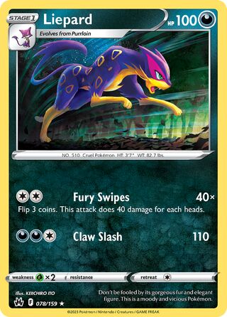 Liepard 78/160 from Crown Zenith