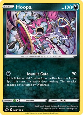 Hoopa 83/160 from Crown Zenith