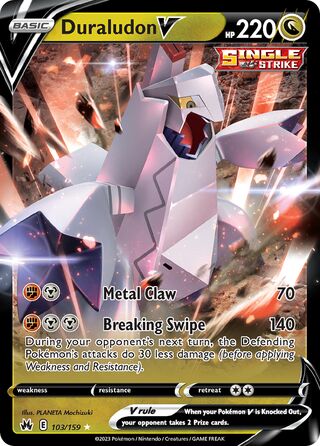 Duraludon V 103/160 from Crown Zenith