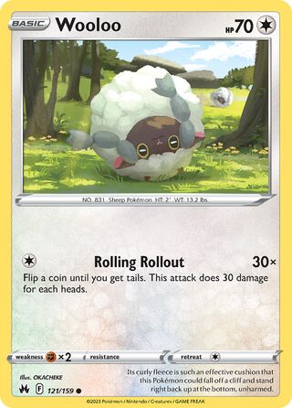 Wooloo 121/160 from Crown Zenith