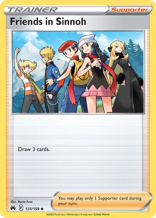 Friends in Sinnoh 131/160 from Crown Zenith
