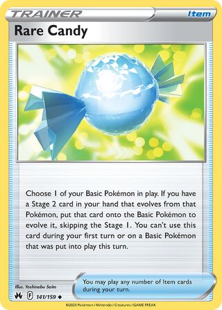 Rare Candy 141/160 from Crown Zenith