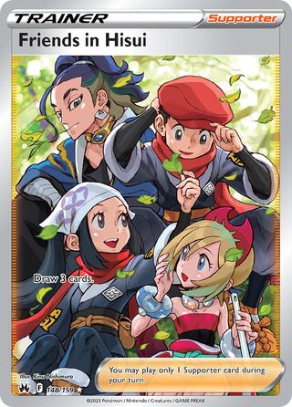 Friends in Hisui 148/160 from Crown Zenith