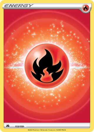 Fire Energy 153/160 from Crown Zenith
