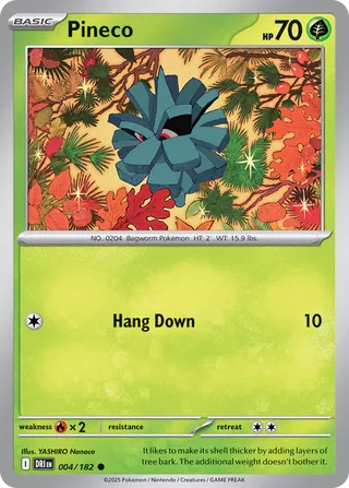 Pineco 4/244 from Destined Rivals