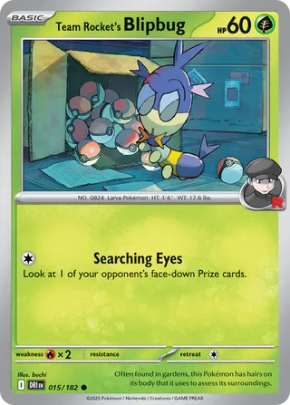 Team Rocket's Blipbug 15/244 from Destined Rivals