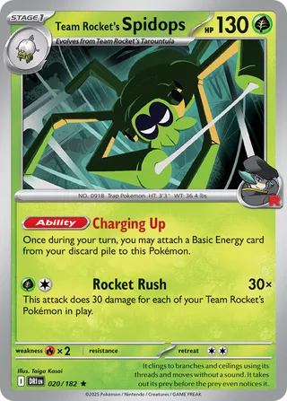 Team Rocket's Spidops 20/244 from Destined Rivals