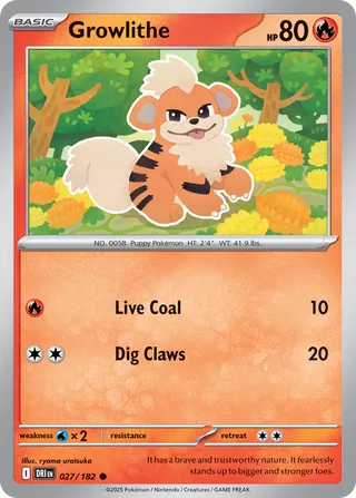 Growlithe 27/244 from Destined Rivals