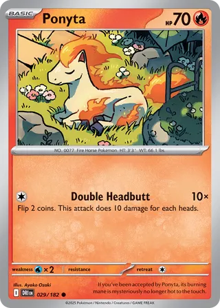 Ponyta 29/244 from Destined Rivals
