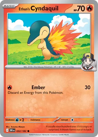 Ethan's Cyndaquil 32/244 from Destined Rivals