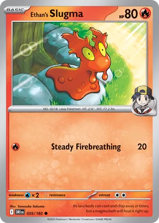 Ethan's Slugma 35/244 from Destined Rivals