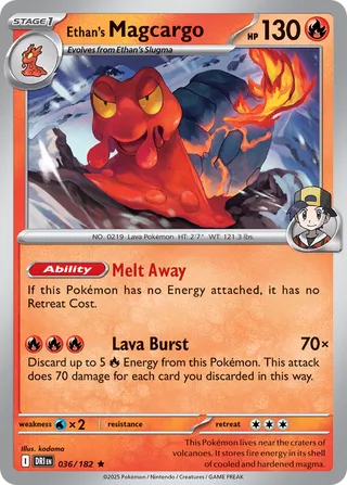 Ethan's Magcargo 36/244 from Destined Rivals