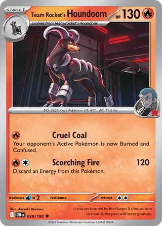 Team Rocket's Houndoom 38/244 from Destined Rivals