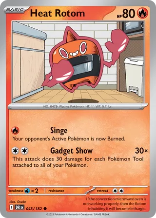 Heat Rotom 43/244 from Destined Rivals