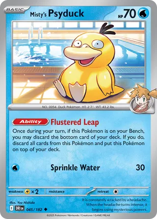 Misty's Psyduck 45/244 from Destined Rivals