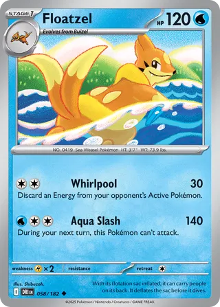 Floatzel 58/244 from Destined Rivals