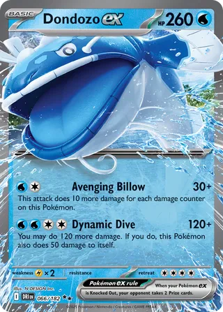 Dondozo ex 66/244 from Destined Rivals