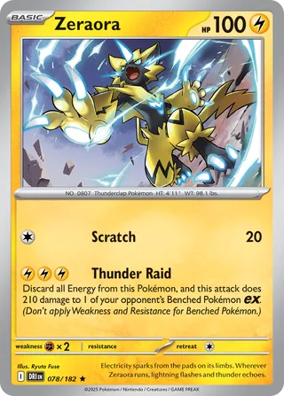 Zeraora 78/244 from Destined Rivals