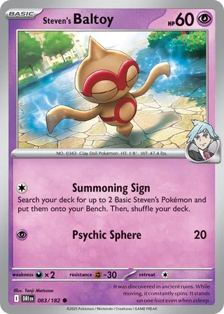 Steven's Baltoy 83/244 from Destined Rivals