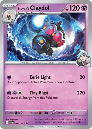 Steven's Claydol 84/244 from Destined Rivals