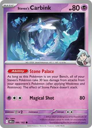 Steven's Carbink 86/244 from Destined Rivals