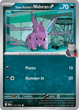 Team Rocket's Nidoran ♂ 117/244 from Destined Rivals