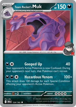 Team Rocket's Muk 124/244 from Destined Rivals