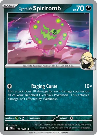 Cynthia's Spiritomb 129/244 from Destined Rivals