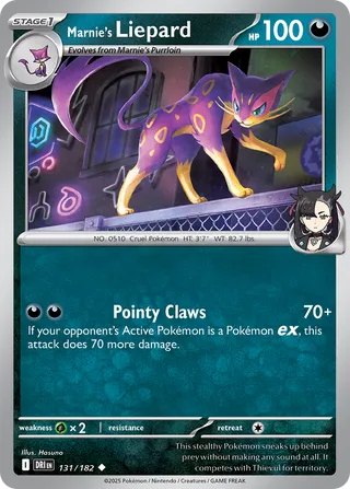 Marnie's Liepard 131/244 from Destined Rivals