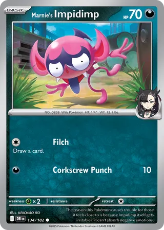 Marnie's Impidimp 134/244 from Destined Rivals