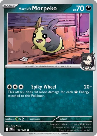 Marnie's Morpeko 137/244 from Destined Rivals