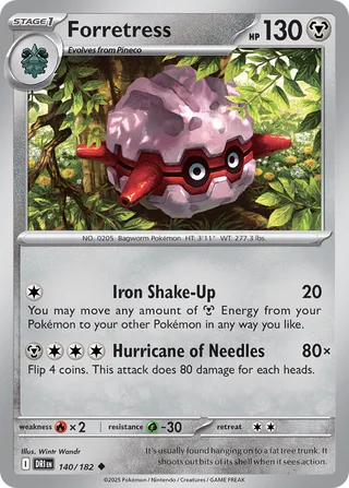 Forretress 140/244 from Destined Rivals