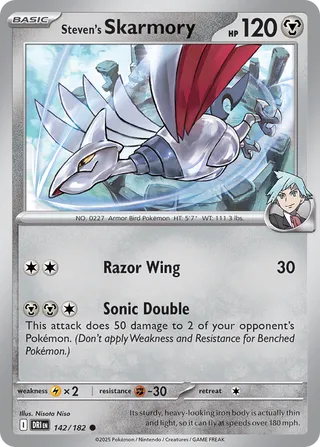 Steven's Skarmory 142/244 from Destined Rivals