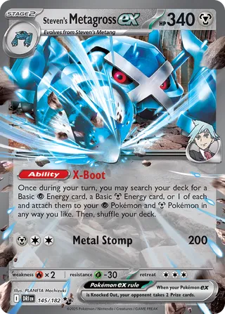 Steven's Metagross ex 145/244 from Destined Rivals