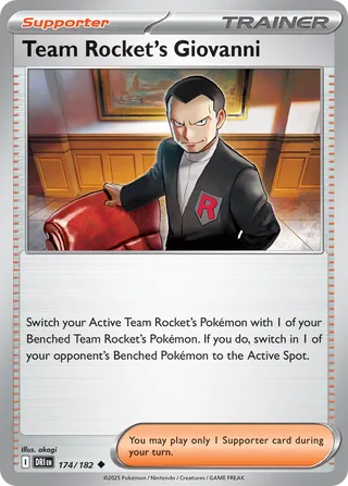 Team Rocket's Giovanni 174/244 from Destined Rivals
