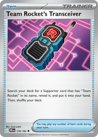 Team Rocket's Transceiver 178/244 from Destined Rivals