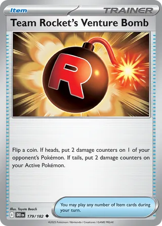 Team Rocket's Venture Bomb 179/244 from Destined Rivals
