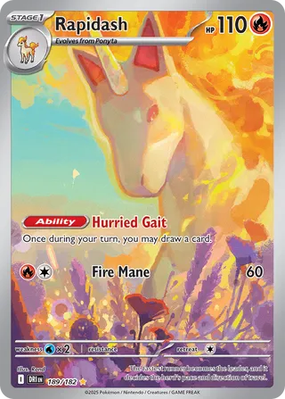 Rapidash 189/244 from Destined Rivals