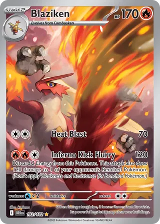 Blaziken 192/244 from Destined Rivals