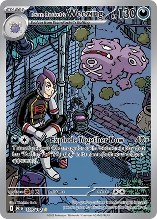 Team Rocket's Weezing 199/244 from Destined Rivals