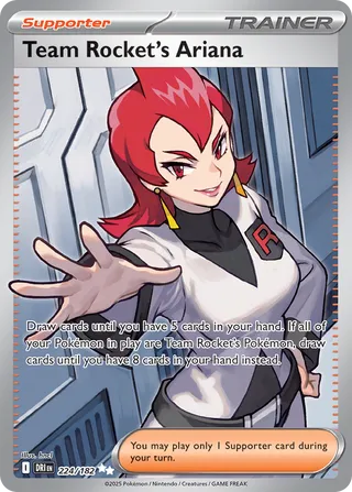 Team Rocket's Ariana 224/244 from Destined Rivals