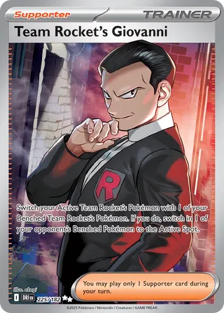 Team Rocket's Giovanni 225/244 from Destined Rivals