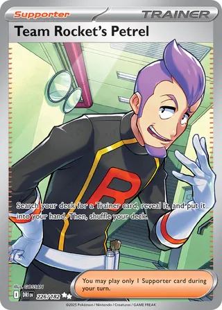 Team Rocket's Petrel 226/244 from Destined Rivals