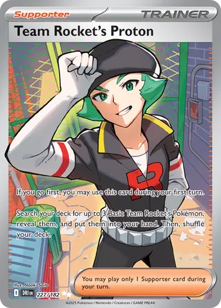 Team Rocket's Proton 227/244 from Destined Rivals